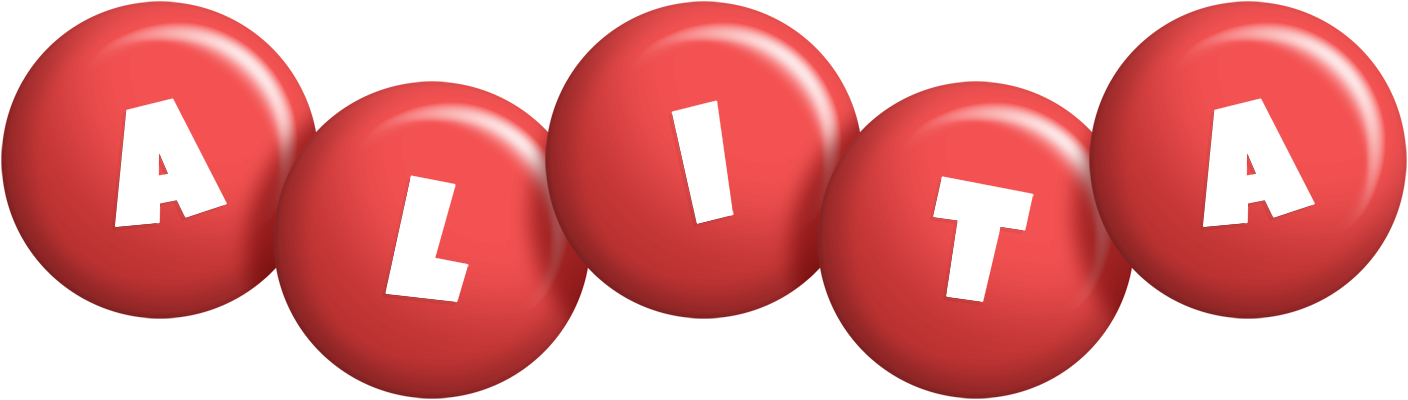 Alita candy-red logo