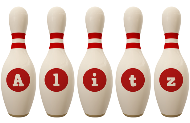 Alitz bowling-pin logo
