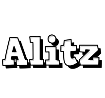 Alitz snowing logo