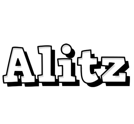 Alitz snowing logo