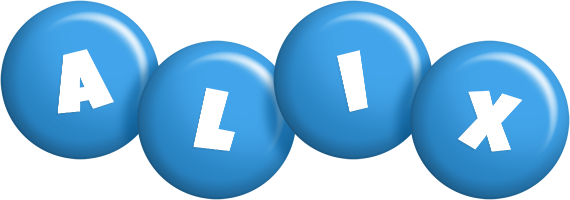Alix candy-blue logo
