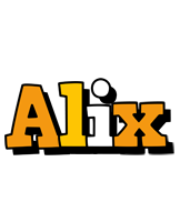 Alix cartoon logo