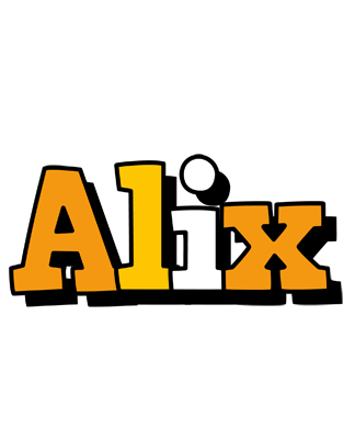 Alix cartoon logo