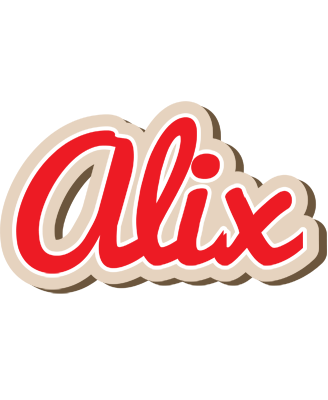 Alix chocolate logo