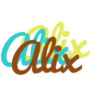 Alix cupcake logo