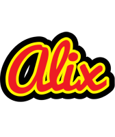 Alix fireman logo