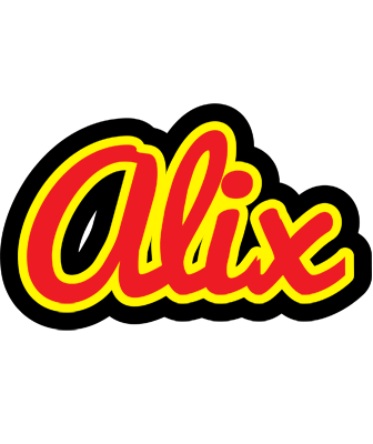 Alix fireman logo