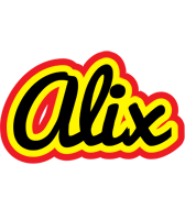 Alix flaming logo