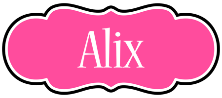 Alix invitation logo