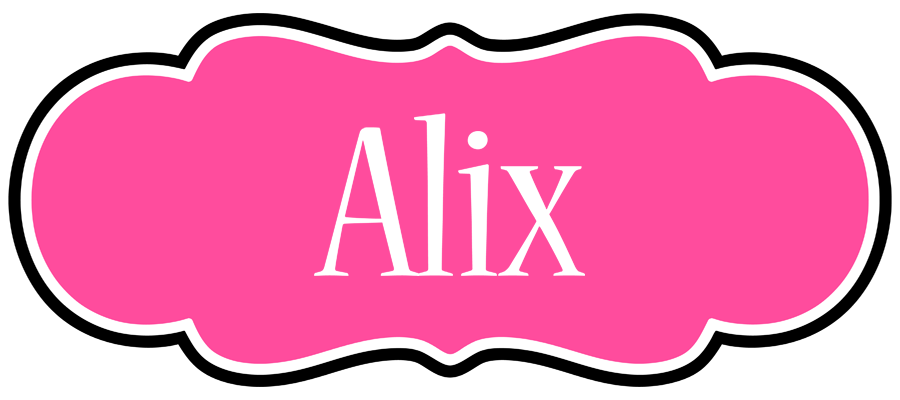Alix invitation logo