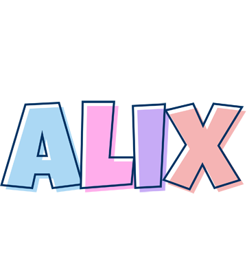 Alix pastel logo