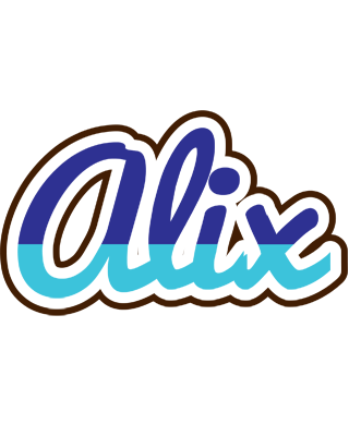 Alix raining logo