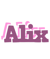 Alix relaxing logo