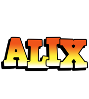 Alix sunset logo