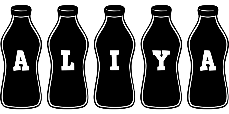 Aliya bottle logo