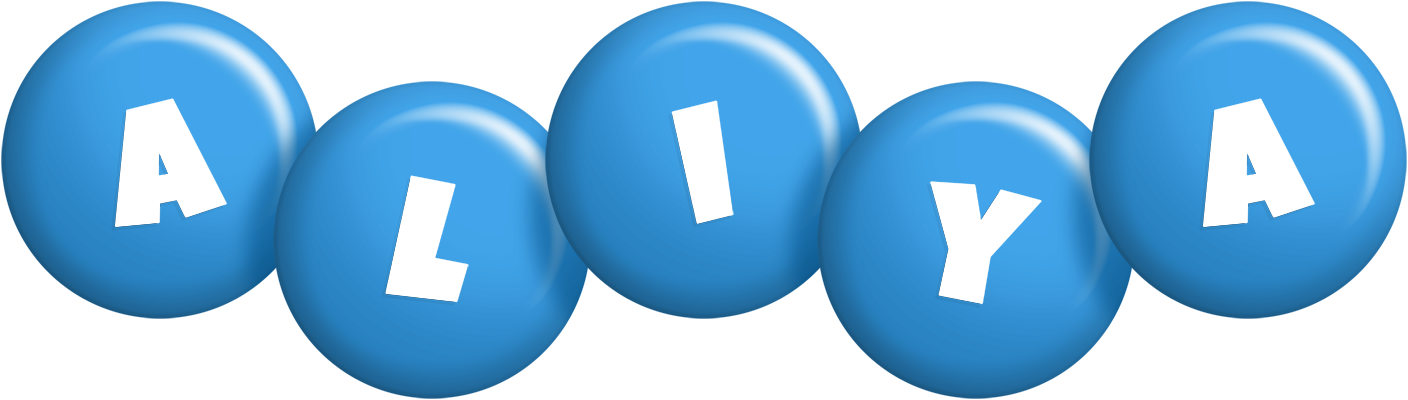 Aliya candy-blue logo