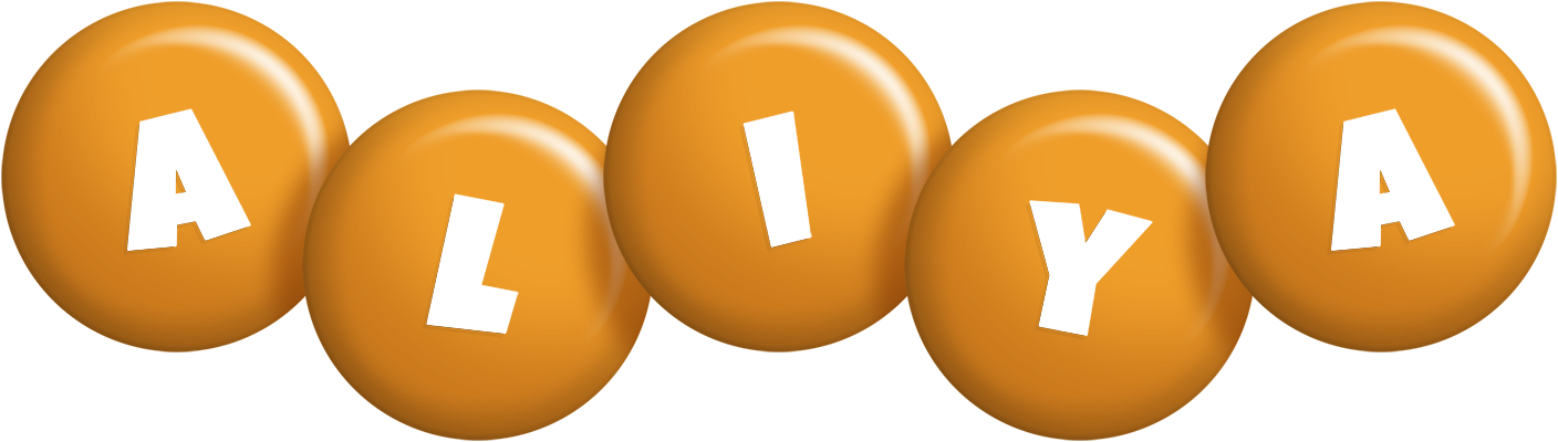 Aliya candy-orange logo