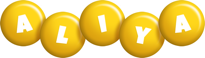 Aliya candy-yellow logo