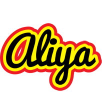 Aliya flaming logo