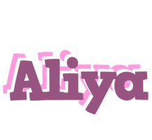 Aliya relaxing logo