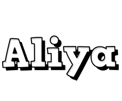 Aliya snowing logo