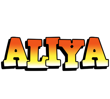 Aliya sunset logo