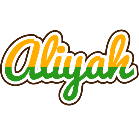 Aliyah banana logo