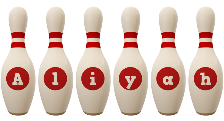 Aliyah bowling-pin logo