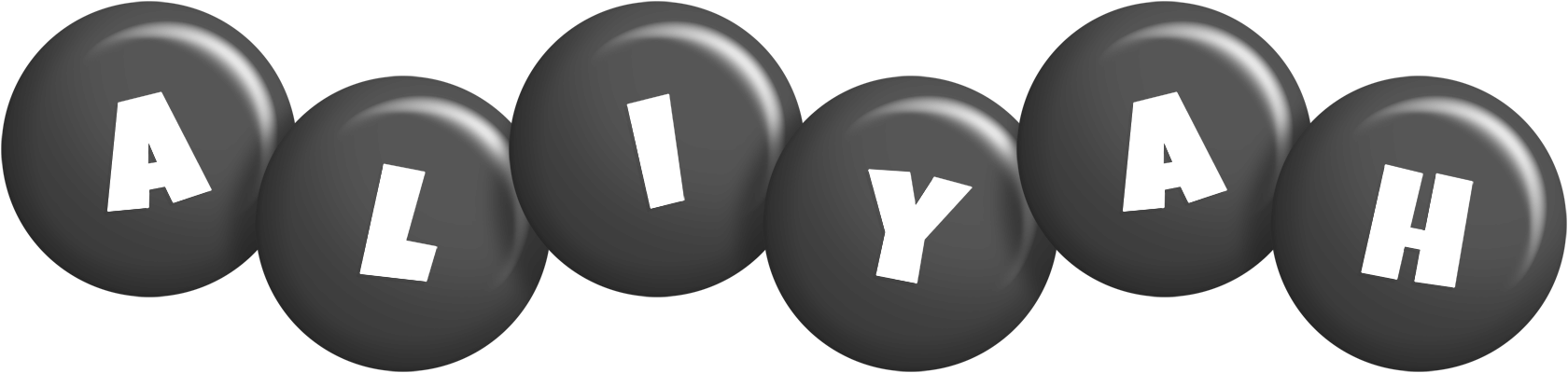 Aliyah candy-black logo