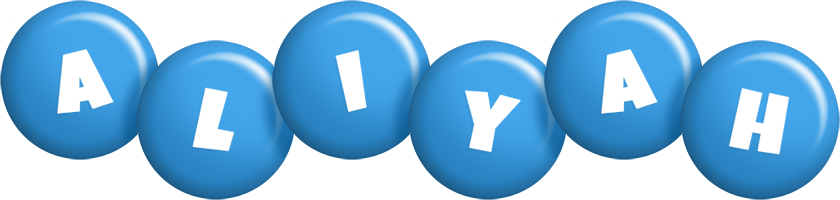 Aliyah candy-blue logo