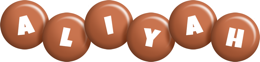Aliyah candy-brown logo