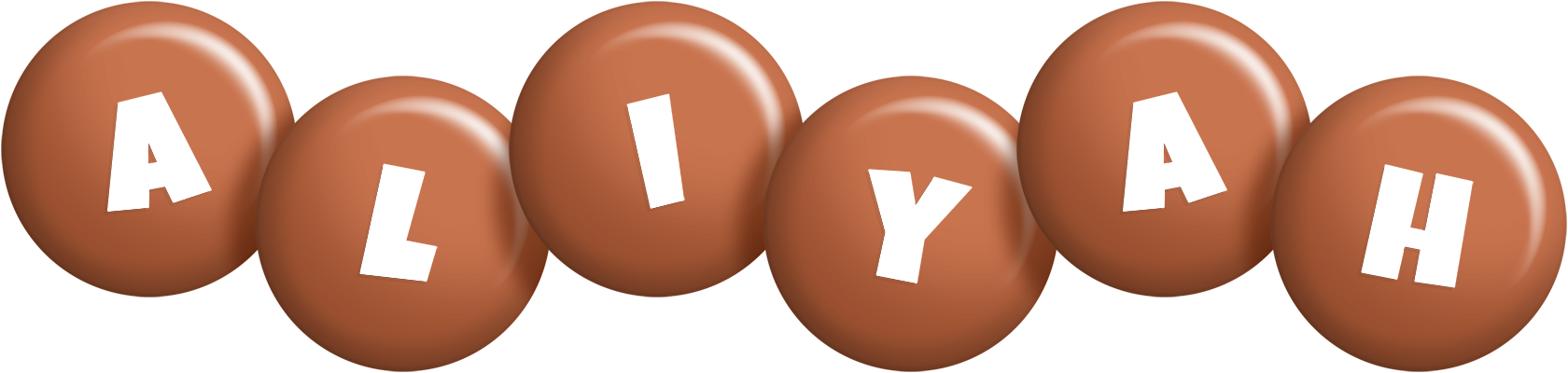 Aliyah candy-brown logo