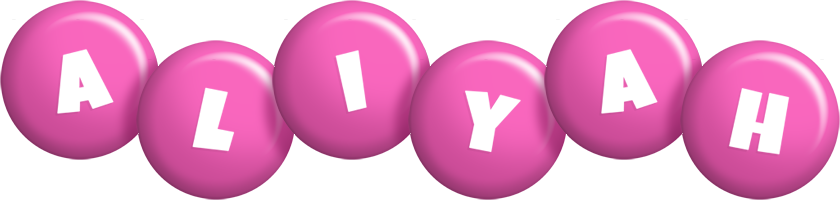 Aliyah candy-pink logo