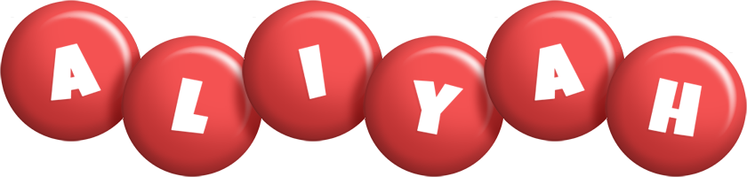 Aliyah candy-red logo