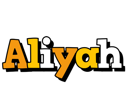 Aliyah cartoon logo