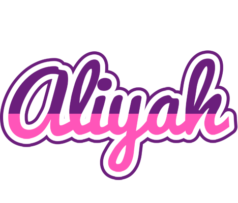 Aliyah cheerful logo