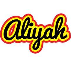 Aliyah flaming logo