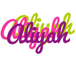 Aliyah flowers logo