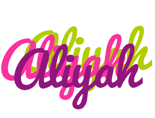 Aliyah flowers logo