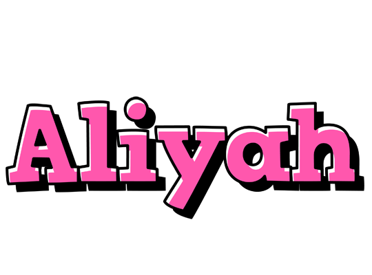 Aliyah girlish logo