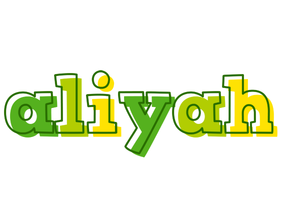 Aliyah juice logo