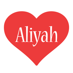 Aliyah love logo