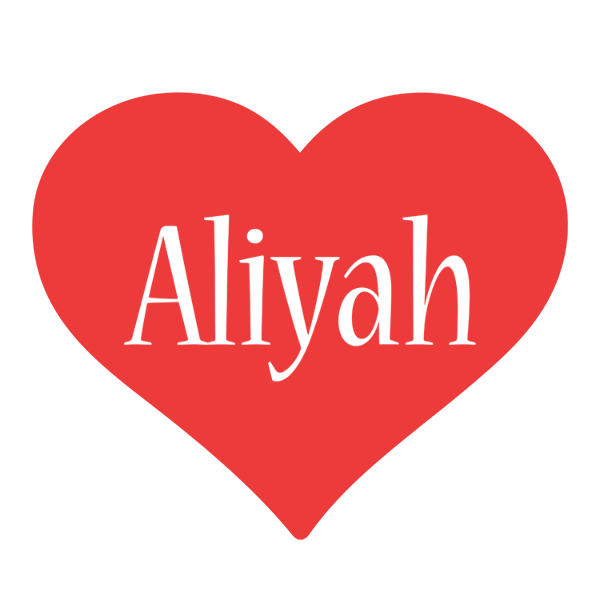 Aliyah love logo