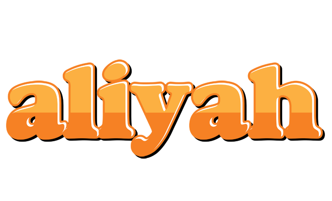 Aliyah orange logo