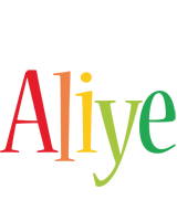 Aliye birthday logo