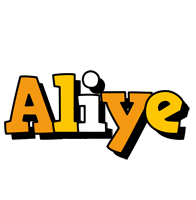 Aliye cartoon logo