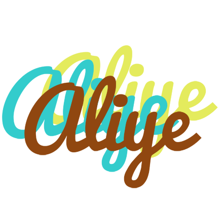 Aliye cupcake logo