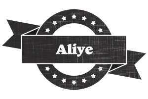 Aliye grunge logo