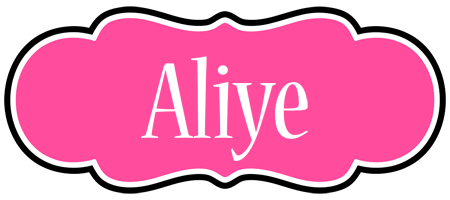 Aliye invitation logo