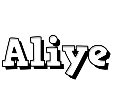 Aliye snowing logo